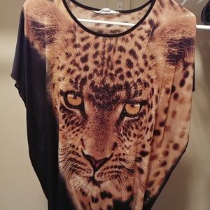 Animal graphic dress